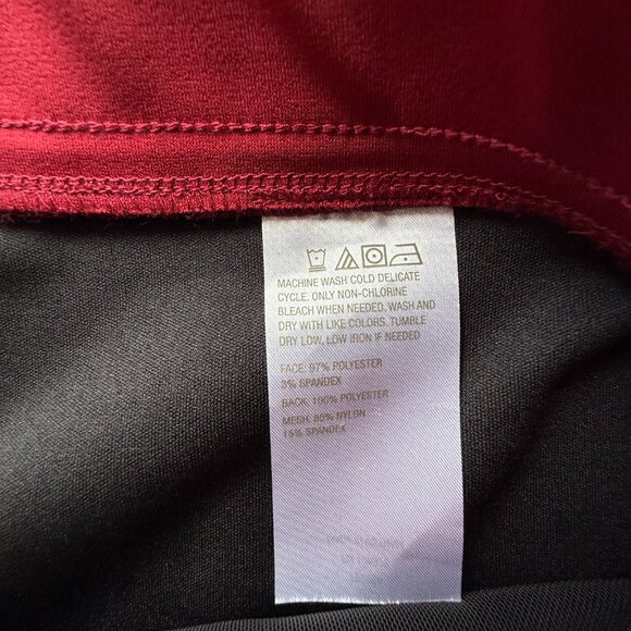 NWT Iman Global Chic Maroon Red Bootcut Pull-On Pants 3XP Plus Size Trouser - Picture 5 of 5